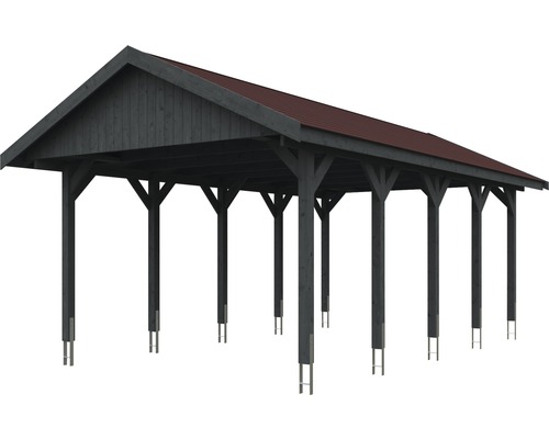 Holzcarport mit Dach