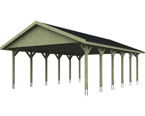 Holzcarport mit Dach