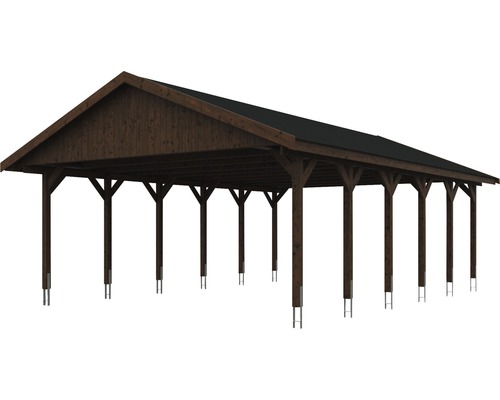 Holzcarport mit Dach