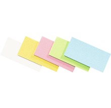 Moderationskarten Rechteck 9,5x20 cm 5 Farben 500 Stück