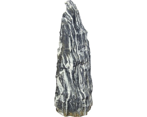 Monolith ca. 50 cm ca. 20/25 kg zufällige Farbauswahl Dekorativer Drachenstein mit Streifenmuster