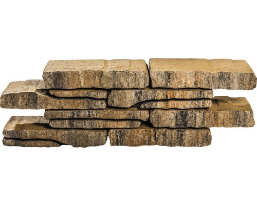 Mauerstein iBrixx Rock muschelkalk 40 x 18 x 8 cm