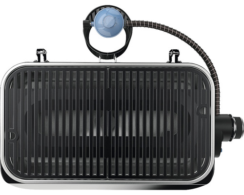 Gasgrill mit Gasflasche und Grillrost