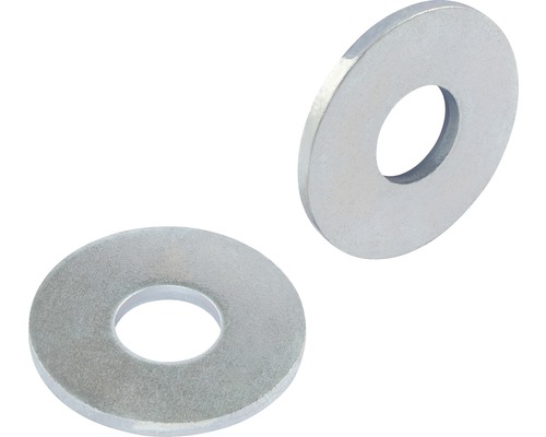 Unterlegscheibe Reyher DIN 9021 Ø 8,4 mm galv. verzinkt 100 Stück Zwei Metallscheiben