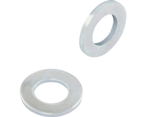 Unterlegscheibe Reyher DIN 125 Ø 15 mm Edelstahl A2 50 Stück Zwei Metallscheiben für Schrauben