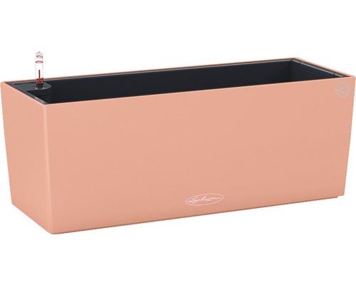 Blumenkasten Lechuza Balconera Color 50 korallrot Rechteckiger Pflanzkasten mit Wasserstandsanzeiger