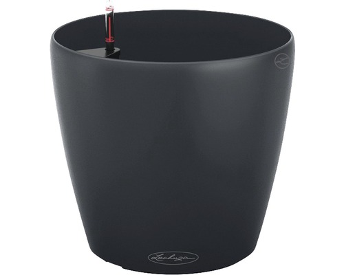 Pflanztopf Lechuza Classico Color Ø 70 cm schiefergrau Dunkelgrauer Pflanztopf mit Wasserstandsanzeiger