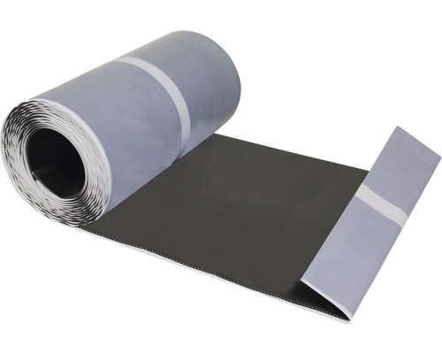 Wand- und Kaminanschlussband Flex anthrazit 5 m x 30 cm Rolle selbstklebende Bitumen-Dichtungsbahn für Dachabdichtungen