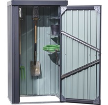 Geräteschrank inkl. Gerätehalter und Ablagefächern 98 x 81 x 180 cm anthrazit