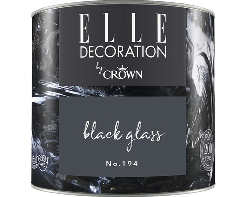 ELLE Decoration Wandfarbe Matt No. 194 Black Glass 125 ml