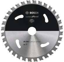 Kreissägeblatt für Stahl, 150 x 1,6/1,2 x 20 Millimeter