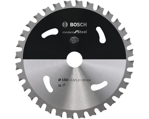 Kreissägeblatt für Stahl, 150 x 1,6/1,2 x 20 Millimeter