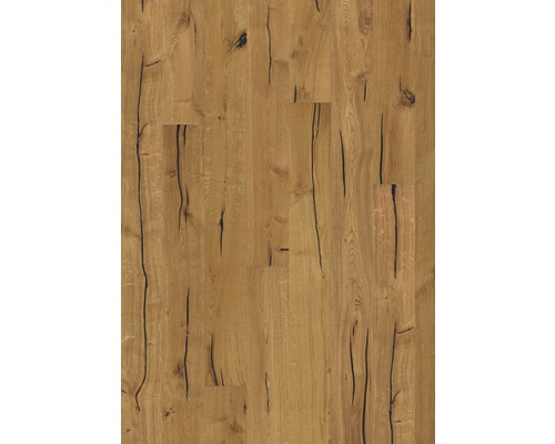 Holzboden aus Eiche mit Rissen