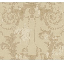 Tapete mit floralem Muster im Vintage Stil