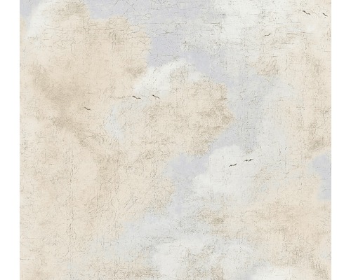 Vliestapete 37649-2 History of Art Grafik creme Tapete mit Wolkenmuster