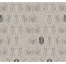 Tapete mit floralem Fenster Muster