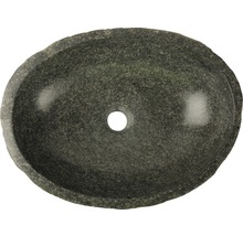 Aufsatzwaschbecken Riverstone Flussstein ca. 50 x 40 cm Unikat-thumb-3