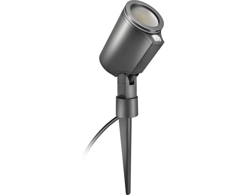 Steinel LED Sensor Gartenspot 7,9W 512 lm 3000 K warmweiß H 369 mm Spot Garden SC anthrazit per Bluetooth per App einstellbar