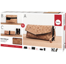 Bastelset Kork-Nähset Tasche 3 Varianten