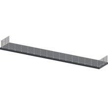 Illustration einer Balkonbrüstung aus Metall