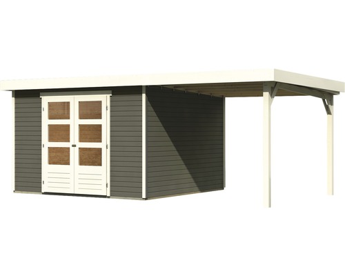 Gartenhaus mit Überdachung