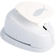 Papierstanzer mit Fischmotiv