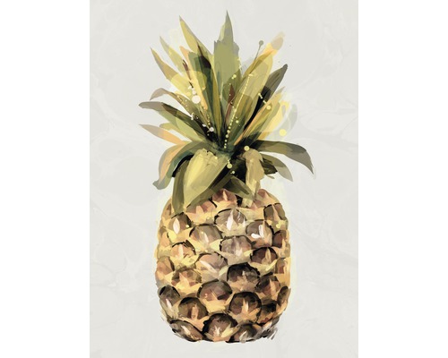 Kunstdruck Tropical Pineapple 50x70 cm