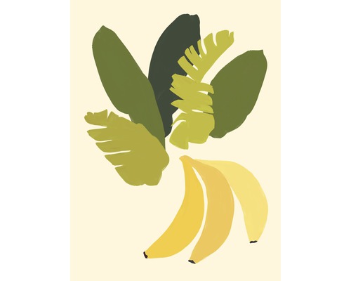 Kunstdruck Botanical Bananas 30x40 cm
