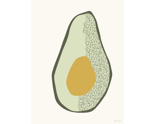 Kunstdruck Avocado 70x100 cm