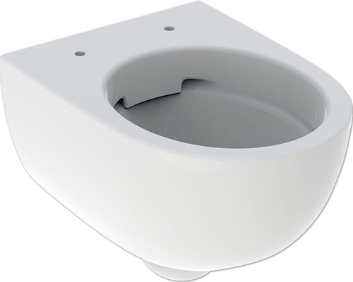 Wand-WC GEBERIT Renova Compact Tiefspüler ohne Spülrand kurz weiß KeraTect® Spezialglasur ohne WC-Sitz 500377018