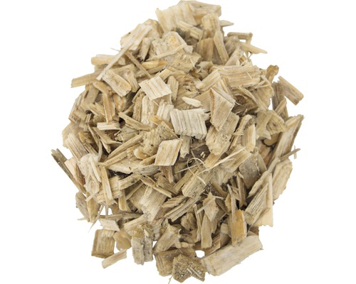 Haufen aus Holzschnitzeln