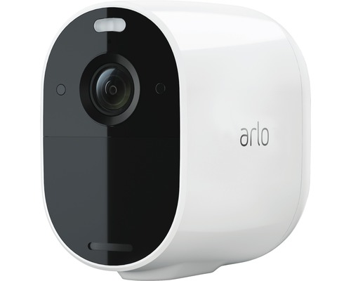 Arlo Essential Spotlight Kamera1er Set weiß Überwachungskamera Außen kabellos WLAN Farbnachtsicht