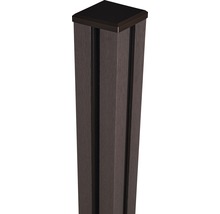 WPC-Torpfosten GroJa Flex mit Kappe zum Aufschrauben 10 x 10 x 190 cm terra-thumb-0
