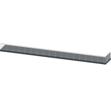 Lange Balkonbrüstung aus Metall