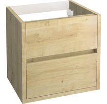 Waschbeckenunterschrank mit zwei Schubladen in Holzoptik für das Badezimmer