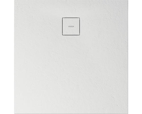 Duschwanne Mineralguss BREUER Modern Line Express Q72 Steinoptik weiß 90 x 90 cm Quadratische Duschwanne mit Ablauf