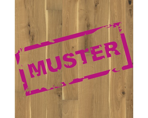 Handmuster zu Kährs Parkett Oak Fine Eiche Landhausdiele Gebürstet 2420 x 187 x 15 mm Muster von Holzpaneelen