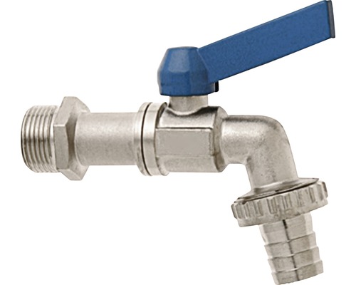 Auslaufhahn mit Schlauchanschluss und Hebel