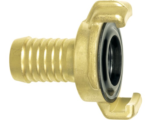 Messing-Schlauchkupplung mit Tülle