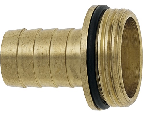 Messing-Schlauchtülle mit Gewinde und Dichtring