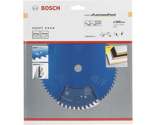 Bosch Expert Laminatpaneel Sägeblatt, Durchmesser 160 Millimeter