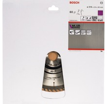 Bosch Kreissägeblatt mit 216 x 2,5 x 30 Millimeter Durchmesser und 60 Zähnen