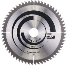 Bosch Kreissägeblatt Multi Material, 216 Millimeter Durchmesser
