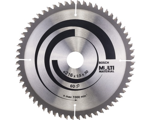 Bosch Kreissägeblatt Multi Material, 216 Millimeter Durchmesser