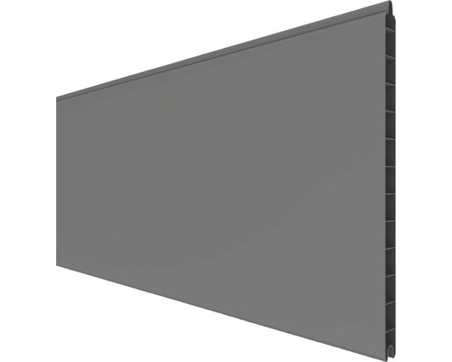 Einzelprofil GroJa BasicLine 180 x 30 x 1,9 cm anthrazit Graue Hohlkammerplatte für den Bau