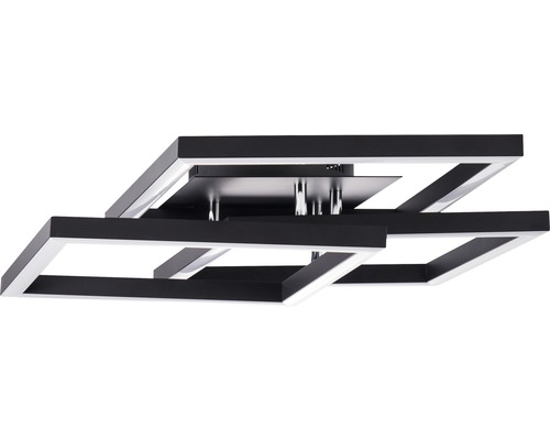 Quadratische LED-Deckenleuchte aus Metall