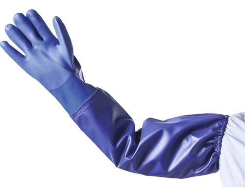 Blauer Armschutzhandschuh