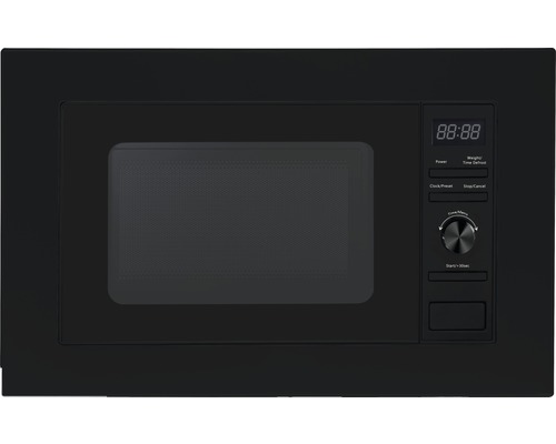 Einbau Mikrowelle PKM MW800-20B EB BxHxT 59,5 x 36 x 39 cm Schwarze Mikrowelle für den Einbau