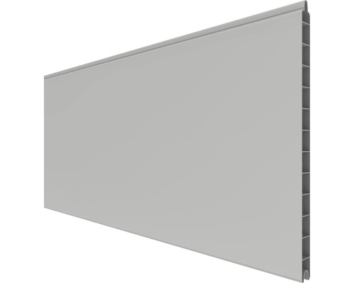 Einzelprofil GroJa PVC BasicLine 180 x 30 x 1,9 cm silbergrau