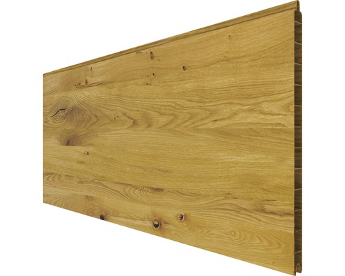 Einzelprofil GroJa PVC BasicLine 180 x 30 x 1,9 cm asteiche natur Nut-Feder-Profilholz mit Holzmaserung